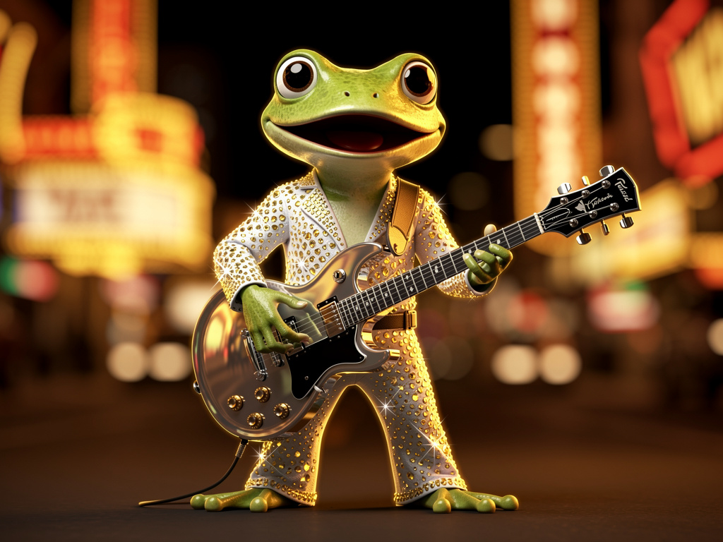 Elvis Frog in Vegas, slot van BGaming bij Baloo Casino